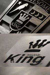 CM - MockUp King 3D Logo Mock Up Template 39597