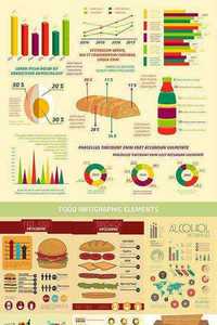 Stock: Healthy food design Infographic