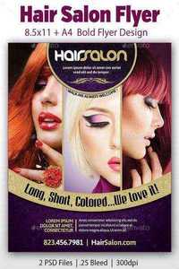 GraphicRiver - Hair Salon Flyer 9870686
