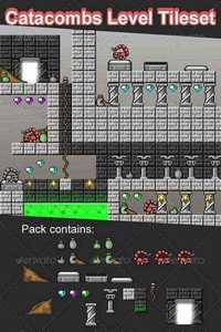 GraphicRiver - Catacombs Level Tileset