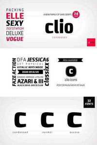 Clio Condensed Font Family