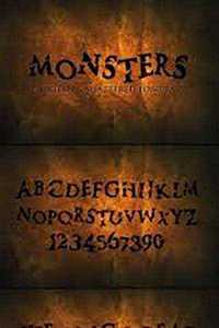 WeGraphics - Monsters ? A Broken and Shattered Font Face