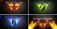 Videohive Fire Logo 4429346 (With Texturex and SFX)