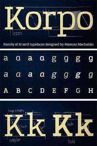Korpo Serif Font Family