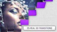 Videohive 25 3D Transitions Pack 6877635
