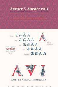 Amster Font Family - 11 Font
