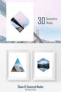 30 Geometric Photo Masks