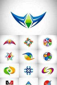 3D Business Technology Abstract Logo Pack