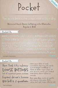 Pocket Px and Pocket Px Serif Font Family - 4 Font