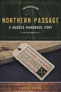 Northern Passage - A Handmade Font