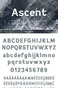 GraphicRiver Ascent Typeface 9929760