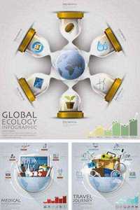 Stock Vector - Earth Infographics
