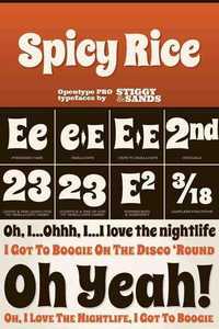 Spicy Rice Pro Font Family