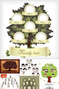 Stock Vectors - Family tree