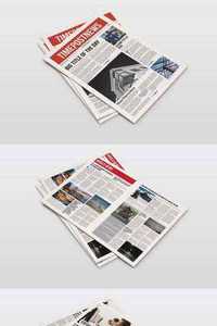 12 Pages Newspaper Template