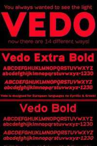 Vedo - Sans Serif Heading