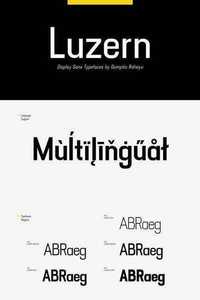 Luzern Font Family
