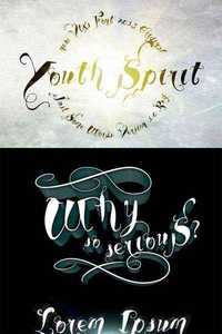 Youth Spirit font by VTKS