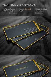 GraphicRiver Clean Minimal Business Card 