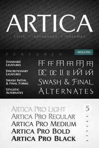 Artica Pro Font Family