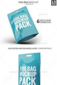 GraphicRiver - Foil Bag Pack Mock-up 10299253