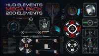 VideoHive HUD Elements Mega Pack 11250824