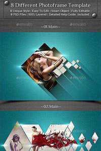 GraphicRiver - 8 Different Photoframe Template 10813819