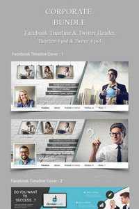 GraphicRiver - Corporate Bundle Fb Timeline and Twitter Header 11364091