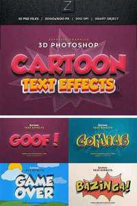 Graphicriver 3D Text Effect PSD Template