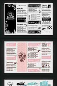 Stock Vectors - Restaurant cafe menu, template design. Food flyer