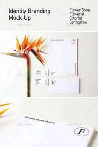 Graphicriver - Flower Shop Identity Brading Mock-Up 11453709