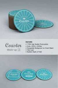 Graphicriver - Coaster Mock-up 3 11458329