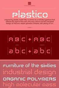 TCF Plastico - 60's Modular Typeface
