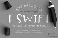 T.Swift Marker Font
