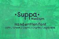 Suppa Medium Typeface