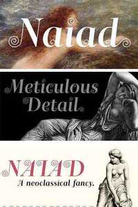 Naiad - Neoclassical Fancy Typeface