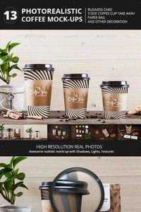 GraphicRiver - Coffee Collection Branding Mock-Up's 10713731