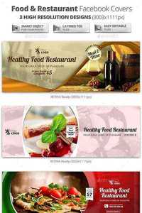 Food & Restaurant Campaign Facebook Covers 11526198