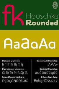 Houschka Rounded Font Family