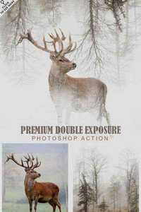 Premium Double Exposure Photoshop Action - Graphicriver 11547273