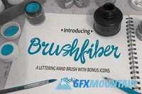 Brushfiber Typeface with Bonus