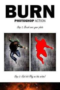 GraphicRiver - Burn Photoshop Action 11647983