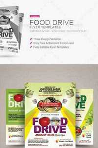 GraphicRiver - Food Drive Flyer Templates 11493589