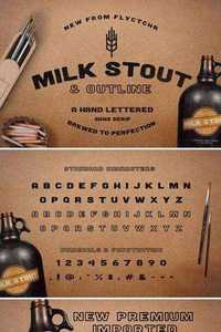 Milk Stout Font