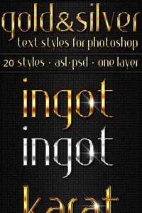 GraphicRiver - Gold & Silver - Text Styles 3575293