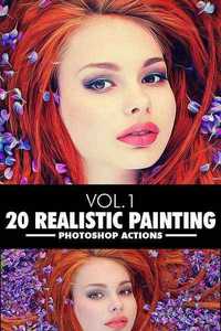 GraphicRiver - 20 Realistic Paintings Vol.1 - Photoshop Action 11653706