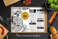 Food Menu, Restaurant Flyer
