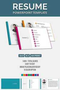 Graphicriver Resume PowerPoint Template 11636336