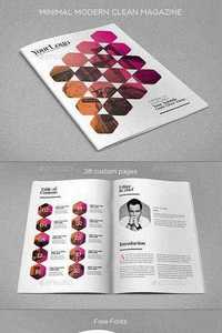 Graphicriver Minimal Modern Clean Magazine 11295103
