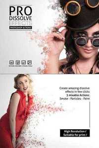 GR Pro Dissolve Effects - Photoshop Actions - 7365409